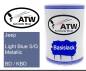 Preview: Jeep, Light Blue S/G Metallic, BD / KBD: 500ml Lackdose, von ATW Autoteile West.